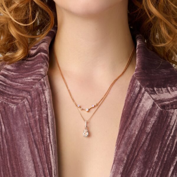 Cancer Zodiac & June Birthstone Necklaces mySite