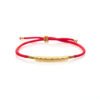 Tibetan Red String Bracelet - Buddhist Lucky Charm - Buddha & Karma