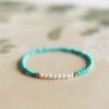 Turquoise Pearl Balance Bracelet mySite