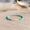 Turquoise Pearl Balance Bracelet mySite