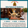 Ushnishavijaya deity and symbolism information card