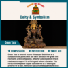 Green Tara deity and symbolism by Everest Art Studios