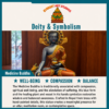 Blue Medicine Buddha deity and symbolism information card