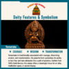 Yamantaka deity features and symbolism infographic