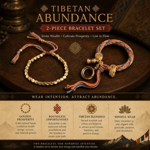 Tibetan Abundance 2-Piece Bracelet Set mySite