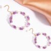 Amethyst Gravel Pearl Balance Bracelet mySite