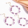 Amethyst Gravel Pearl Balance Bracelet mySite