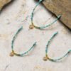 Turquoise Evil Eye Sun Charm Protection Necklace mySite