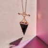 Black Obsidian Heroine & Herringbone Necklaces mySite