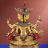 Nepalese Ushnishavijaya Statue • Brass Tibetan Deity Sculpture • Handmade Buddhist Goddess Figure