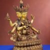 Nepalese Ushnishavijaya Statue • Brass Tibetan Deity Sculpture • Handmade Buddhist Goddess Figure