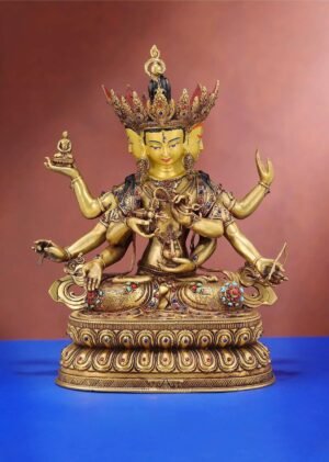 il_fullxfull.7515749227_s66q_eb8e10a5-3d76-4dad-94a8-e0ae13f63374 Nepalese Ushnishavijaya Statue • Brass Tibetan Deity Sculpture • Handmade Buddhist Goddess Figure