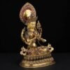 Tibetan Four-Armed Chenrezig Statue - 10" Bronze Avalokiteshvara Buddha Figurine for Home Altar Sacred Buddhist Decor