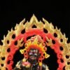 Handmade Black Jambhala Statue - Tibetan God of Wealth - 10.6" Nepalese Copper Painted Buddhist Deity - Feng Shui Wealth Protector