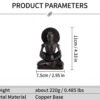 24k Gold Gilded White Tara Statue • Handcrafted Copper Sitatara