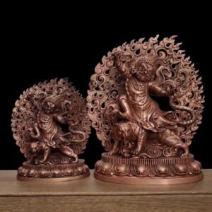 il_fullxfull.8132568827_lk7v Tibetan Brass Wrathful Guru Rinpoche Statue, Padmasambhava Buddha Figure for Home Altar Shrine, Protective Car Mascot Ornament Gift