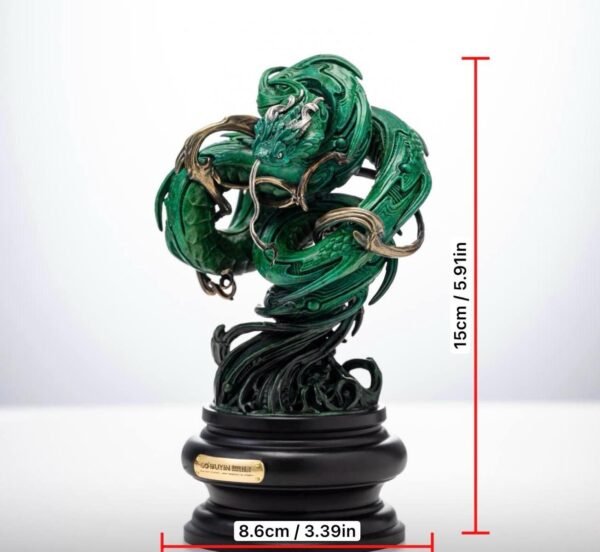 Rattan Snake Art Sculpture, Annual Limited Edition Figurine, High-End Fine Casting Serpent Statue, Luxury Home Decor Collector Art Piece