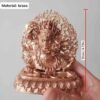Nepalese Copper Two Armed Mahakala Statue, Handcrafted Karma Kagyu Protector Shrine Figurine, Sacred Tibetan Buddhist Altar Decor Gift