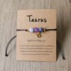 12 Zodiac Constellations Natural Stone Bracelet mySite