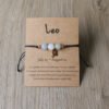 12 Zodiac Constellations Natural Stone Bracelet mySite